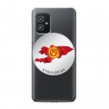 Полупрозрачный дизайнерский пластиковый чехол для ASUS ZenFone 8 флаг Киргизии