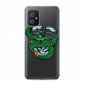 Полупрозрачный дизайнерский пластиковый чехол для ASUS ZenFone 8 Прозрачные змеи