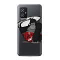 Полупрозрачный дизайнерский пластиковый чехол для ASUS ZenFone 8 Прозрачные обезьяны