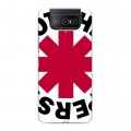 Дизайнерский силиконовый чехол для ASUS ZenFone 8 Flip Red Hot Chili Peppers