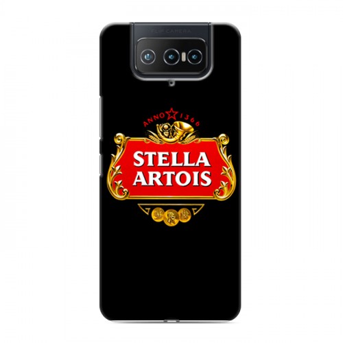 Дизайнерский силиконовый чехол для ASUS ZenFone 8 Flip Stella Artois