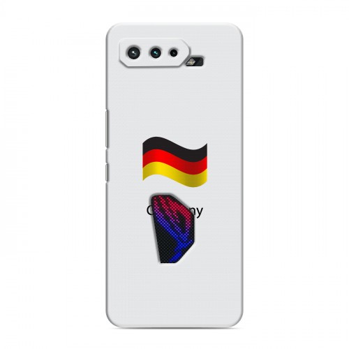 Дизайнерский силиконовый чехол для ASUS ROG Phone 5 Флаг Германии
