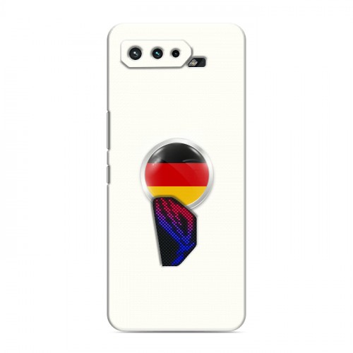 Дизайнерский силиконовый чехол для ASUS ROG Phone 5 Флаг Германии