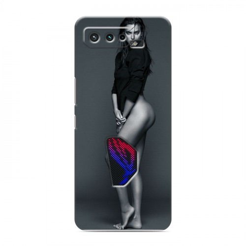 Дизайнерский силиконовый чехол для ASUS ROG Phone 5 Ирина Шейк