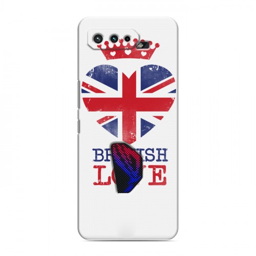 Дизайнерский силиконовый чехол для ASUS ROG Phone 5 British love