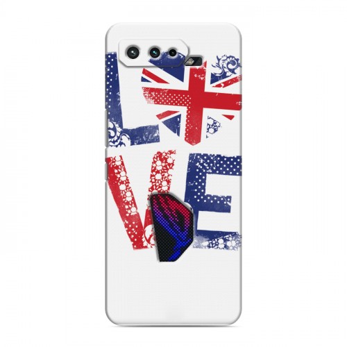 Дизайнерский силиконовый чехол для ASUS ROG Phone 5 British love
