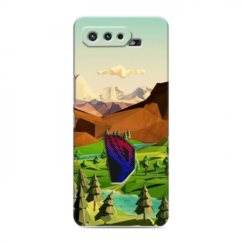 Дизайнерский силиконовый чехол для ASUS ROG Phone 5 Романтика путешествий