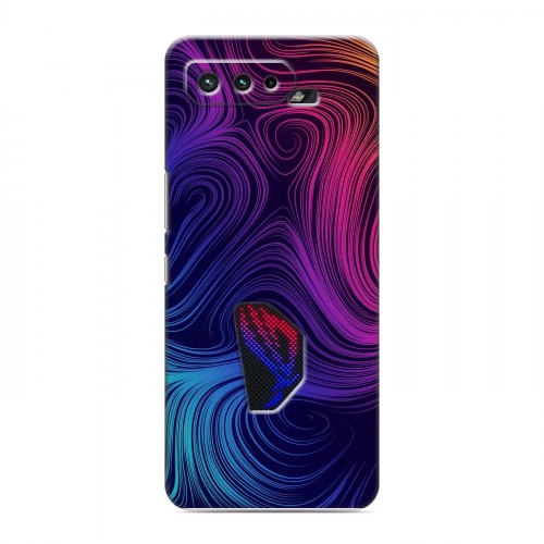 Дизайнерский силиконовый чехол для ASUS ROG Phone 5 Размытые краски