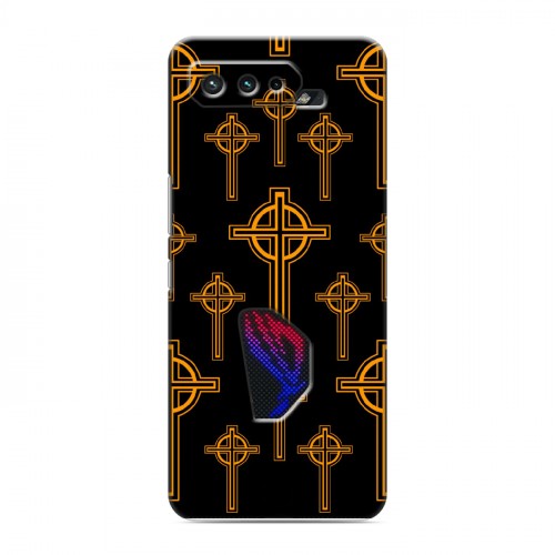 Дизайнерский силиконовый чехол для ASUS ROG Phone 5 Мир крестов