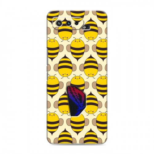 Дизайнерский силиконовый чехол для ASUS ROG Phone 5 Пчелиные узоры