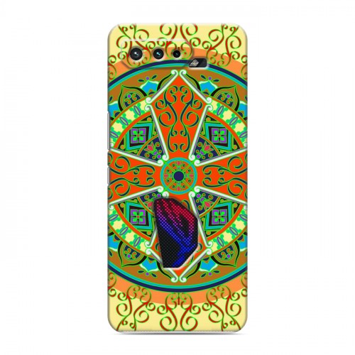 Дизайнерский силиконовый чехол для ASUS ROG Phone 5 Кислотные мандалы