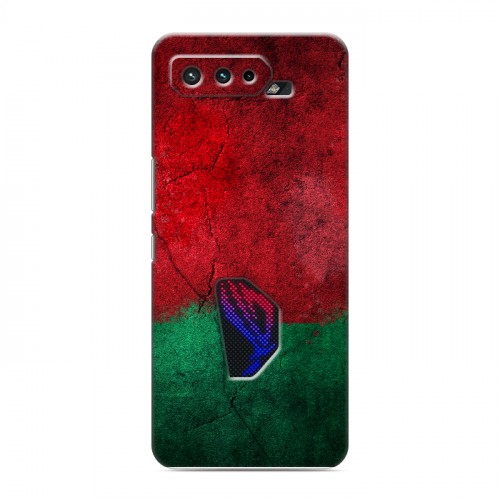 Дизайнерский силиконовый чехол для ASUS ROG Phone 5 Флаг Белоруссии
