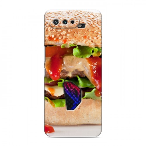 Дизайнерский силиконовый чехол для ASUS ROG Phone 5 Бургеры