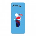 Дизайнерский силиконовый чехол для ASUS ROG Phone 5 Pepsi