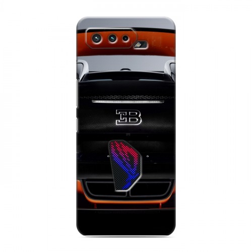 Дизайнерский силиконовый чехол для ASUS ROG Phone 5 Bugatti