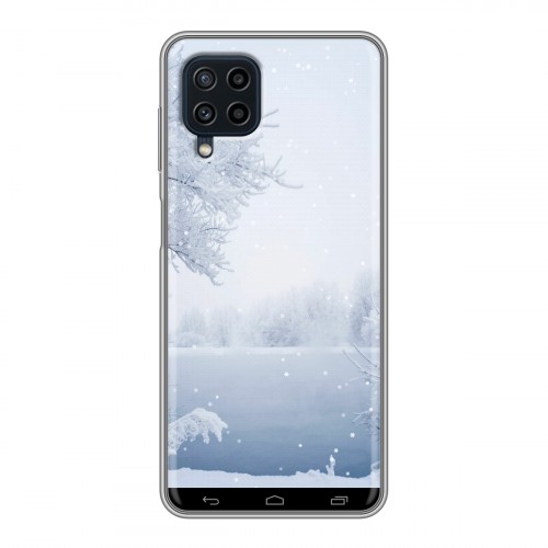 Дизайнерский пластиковый чехол для Samsung Galaxy A22 Зима