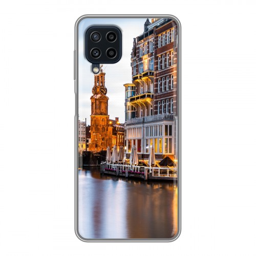 Дизайнерский силиконовый чехол для Samsung Galaxy A22 амстердам
