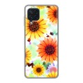 Дизайнерский силиконовый чехол для Samsung Galaxy A22 Органические цветы