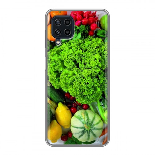 Дизайнерский силиконовый чехол для Samsung Galaxy A22 Овощи