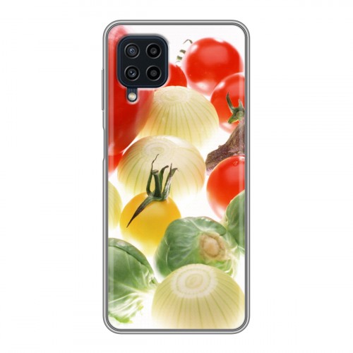 Дизайнерский силиконовый чехол для Samsung Galaxy A22 Овощи
