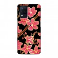 Дизайнерский силиконовый чехол для Realme Narzo 30 5G Люксовые цветы