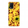 Дизайнерский силиконовый чехол для Realme Narzo 30 5G Монохромные цветы