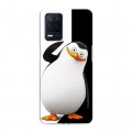 Дизайнерский силиконовый с усиленными углами чехол для Realme Narzo 30 5G Пингвины