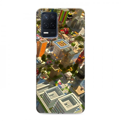 Дизайнерский силиконовый чехол для Realme Narzo 30 5G Minecraft