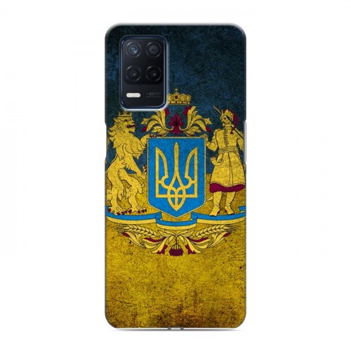 Дизайнерский пластиковый чехол для Realme Narzo 30 5G Флаг Украины