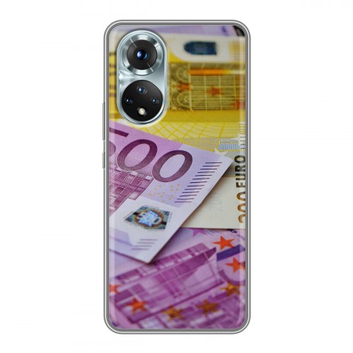 Дизайнерский силиконовый чехол для Huawei Honor 50 Текстуры денег