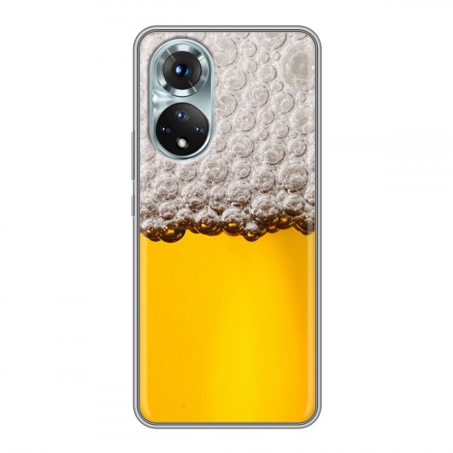 Дизайнерский силиконовый чехол для Huawei Honor 50 Пузырьки пива