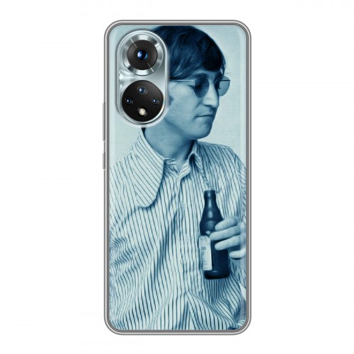 Дизайнерский силиконовый с усиленными углами чехол для Huawei Honor 50 Джон Леннон