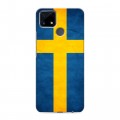 Дизайнерский силиконовый чехол для Realme C25 Флаг Швеции
