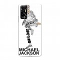 Дизайнерский силиконовый с усиленными углами чехол для Tecno Pova 2 Майкл Джексон