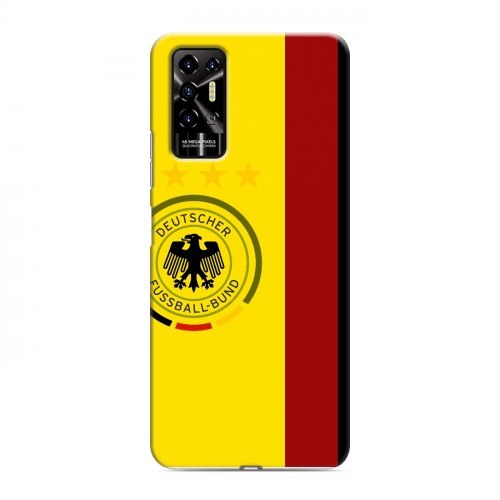 Дизайнерский силиконовый с усиленными углами чехол для Tecno Pova 2 Флаг Германии