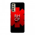 Дизайнерский силиконовый чехол для Tecno Camon 17P Red Hot Chili Peppers