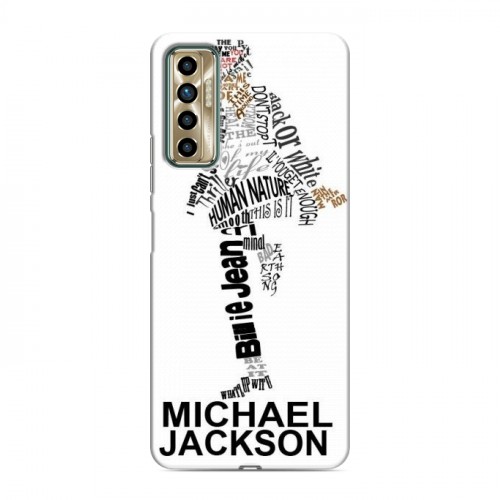 Дизайнерский силиконовый чехол для Tecno Camon 17P Майкл Джексон