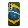 Дизайнерский силиконовый чехол для Tecno Camon 17P Флаг Бразилии