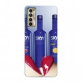 Дизайнерский силиконовый чехол для Tecno Camon 17P Skyy Vodka
