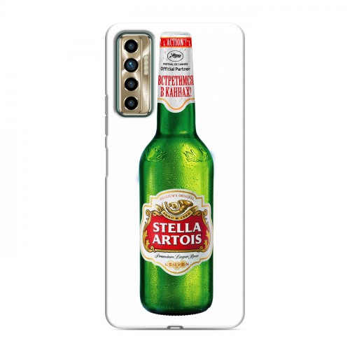 Дизайнерский силиконовый чехол для Tecno Camon 17P Stella Artois