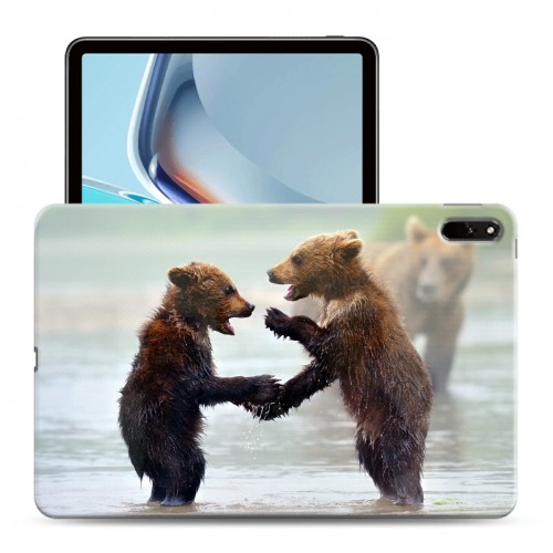 Дизайнерский силиконовый чехол для Huawei MatePad 11 (2021) Медведи