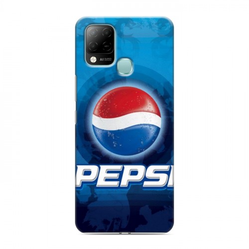 Дизайнерский силиконовый чехол для Infinix Hot 10S Pepsi