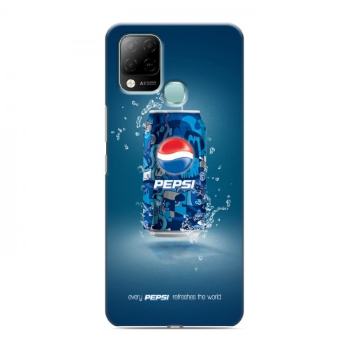 Дизайнерский силиконовый чехол для Infinix Hot 10S Pepsi