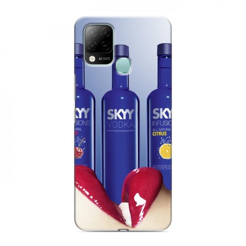 Дизайнерский силиконовый чехол для Infinix Hot 10S Skyy Vodka