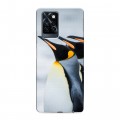 Дизайнерский силиконовый с усиленными углами чехол для Infinix Note 10 Pro Пингвины