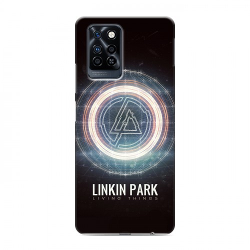 Дизайнерский силиконовый с усиленными углами чехол для Infinix Note 10 Pro Linkin Park