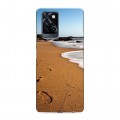 Дизайнерский силиконовый с усиленными углами чехол для Infinix Note 10 Pro пляж