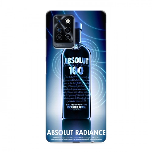 Дизайнерский силиконовый с усиленными углами чехол для Infinix Note 10 Pro Absolut
