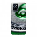 Дизайнерский силиконовый с усиленными углами чехол для Infinix Note 10 Pro Heineken