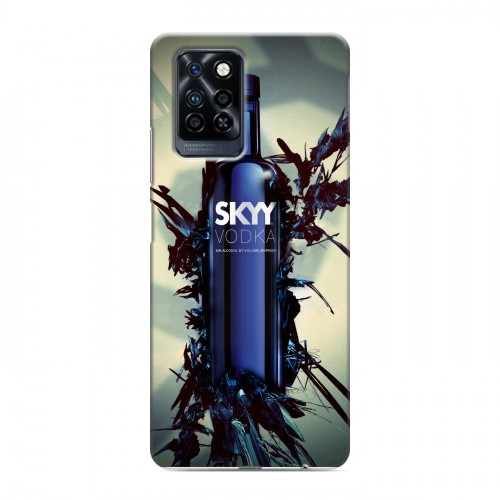 Дизайнерский силиконовый с усиленными углами чехол для Infinix Note 10 Pro Skyy Vodka